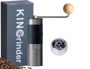 KINGrinder K1 Manuelle Kaffeemühle 140 Mahlgrade