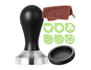 Practimondo 51mm Espresso Tamper Set mit Tampermatte